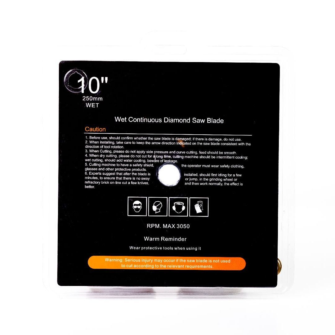 LEVELIN 10" Wet-Saw Diamond Blade - LEVELIN Tools