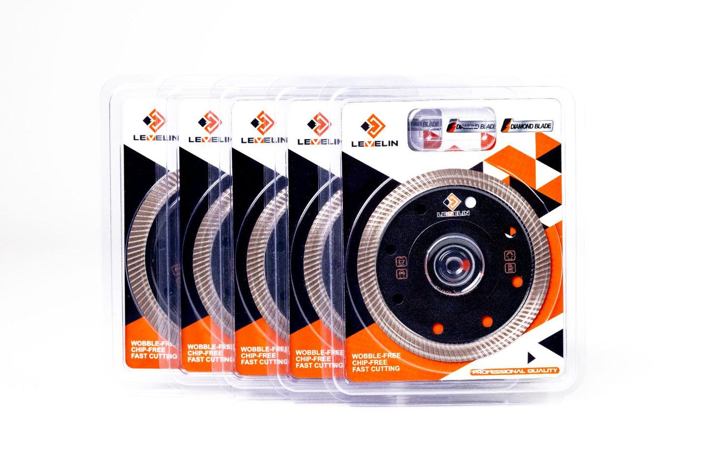 LEVELIN 5 PACK 4" DIAMOND BLADE
