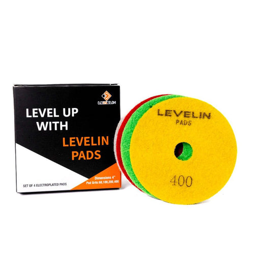 LEVELIN Electroplated 4 Pad Combo Pack (60-100-200-400) - LEVELIN Tools